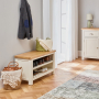 Cotswold Cream Painted Shoe Storage Bench