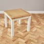 Cotswold Cream Square Flip Top Dining Table - Extending 85cm to 170cm