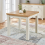 Cotswold Cream Square Flip Top Dining Table and 2 Chair Set