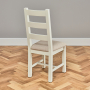 Cotswold Cream Painted Dining Chair with Fabric Seat