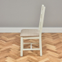 Cotswold Cream Painted Dining Chair with Fabric Seat