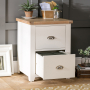 Cheshire Cream Painted 2 Drawer Filing Cabinet