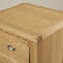 Cottage Oak 2 Drawer Chest Cabinet