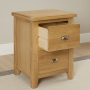 Cottage Oak 2 Drawer Chest Cabinet