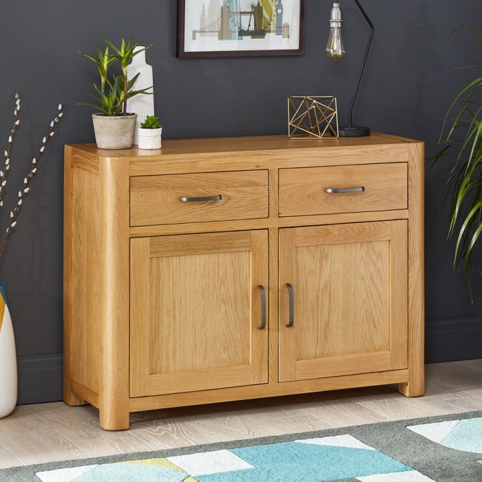 Soho Oak Small Sideboard The Furniture Market