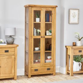 Oak Display Cabinets | Oak Dining Room Furniture | Oak Furniture | The ...