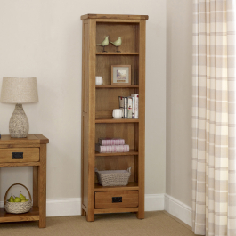 Weathered store oak bookshelf