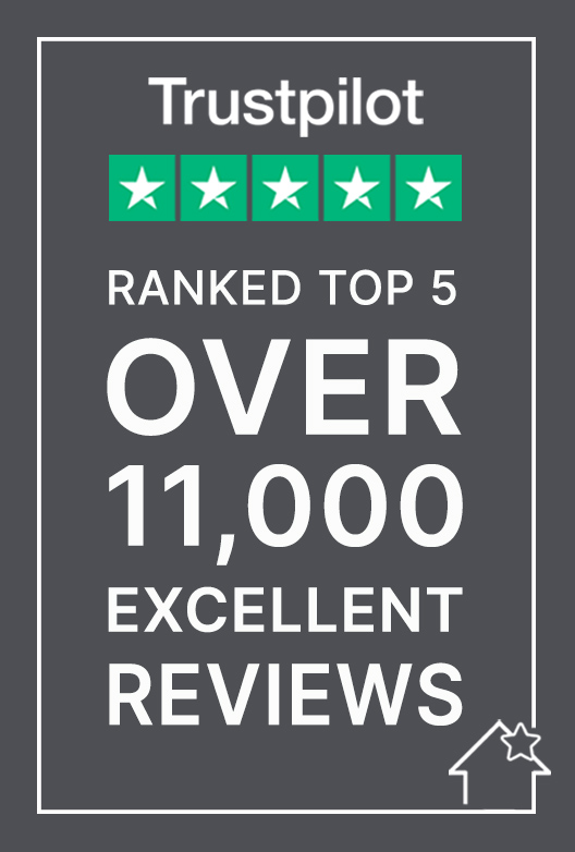 Over 11,000 5 star reviews on Trustpilot