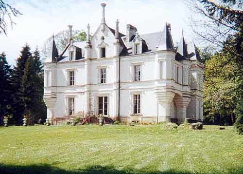Exterior view of French Chateau