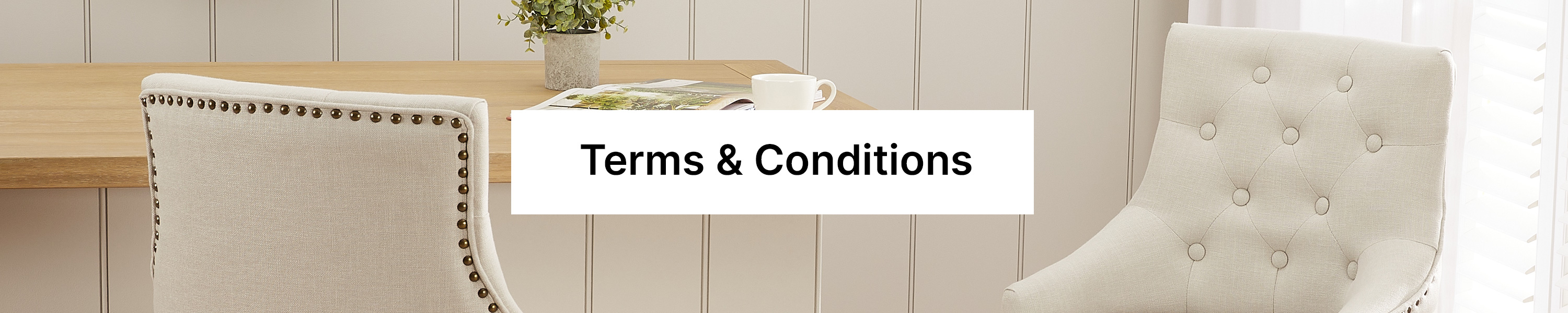 The Furniture Market - Terms and Conditions